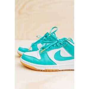 Nike Dunk Low Teal Zeal Sneakers | Women's 9